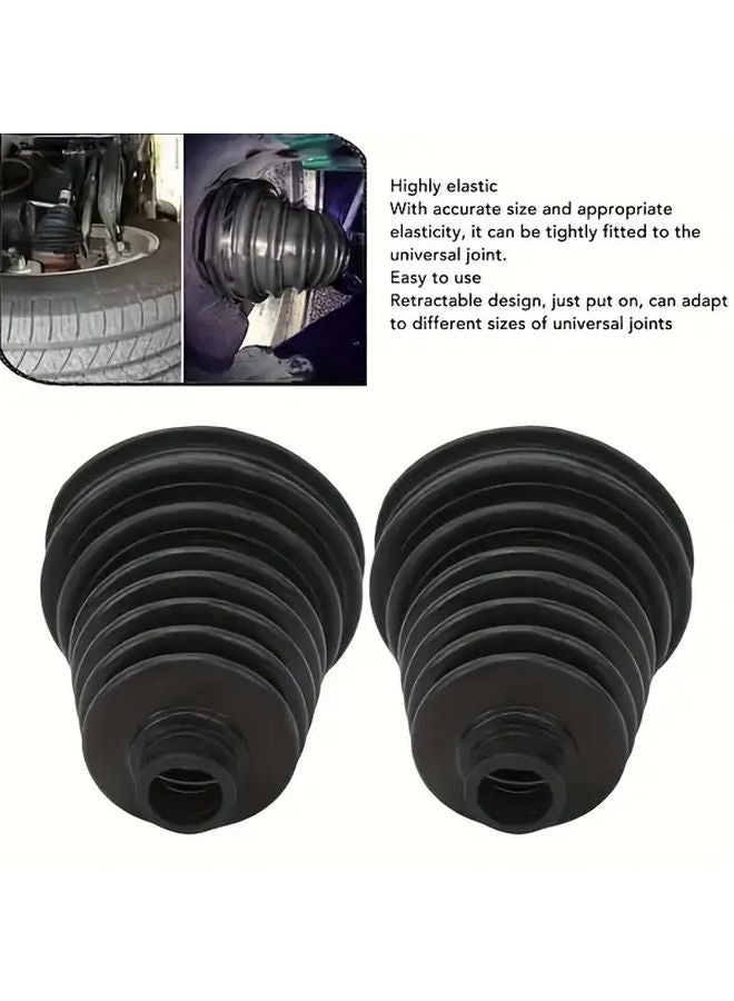 2pcs CV Joint Boot Kit With Stainless Steel Clamps Heavy Duty Silicone For Car Truck SUV - Image 5